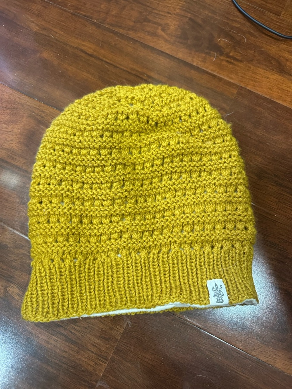 Women’s Knit Beanie Hat - Mustard Yellow